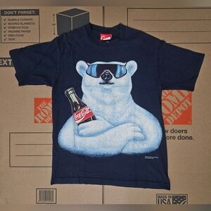 Coca Cola Bear 1994 Vintage Front AOP
